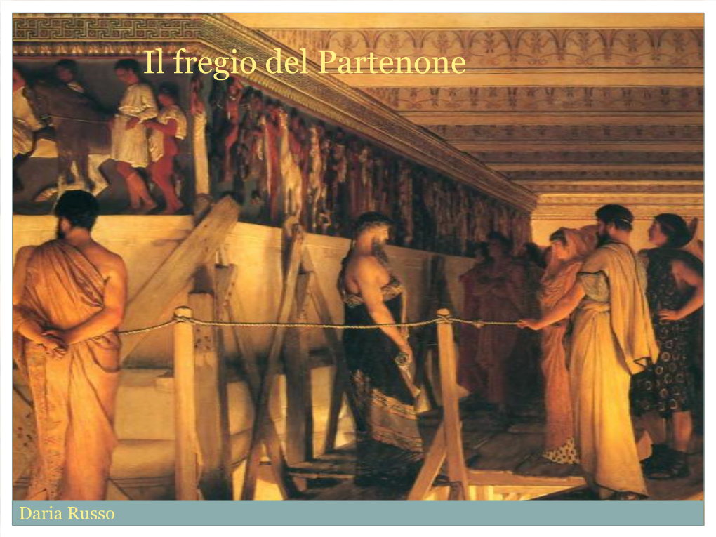 Il Fregio Del Partenone