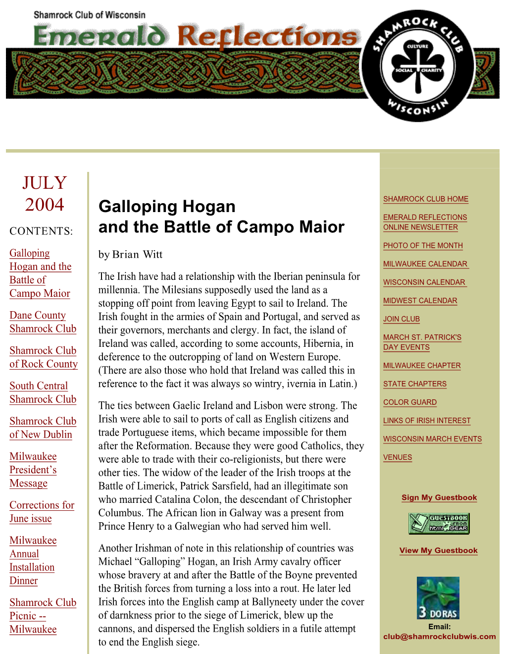 Galloping Hogan and the Battle of Campo Maior