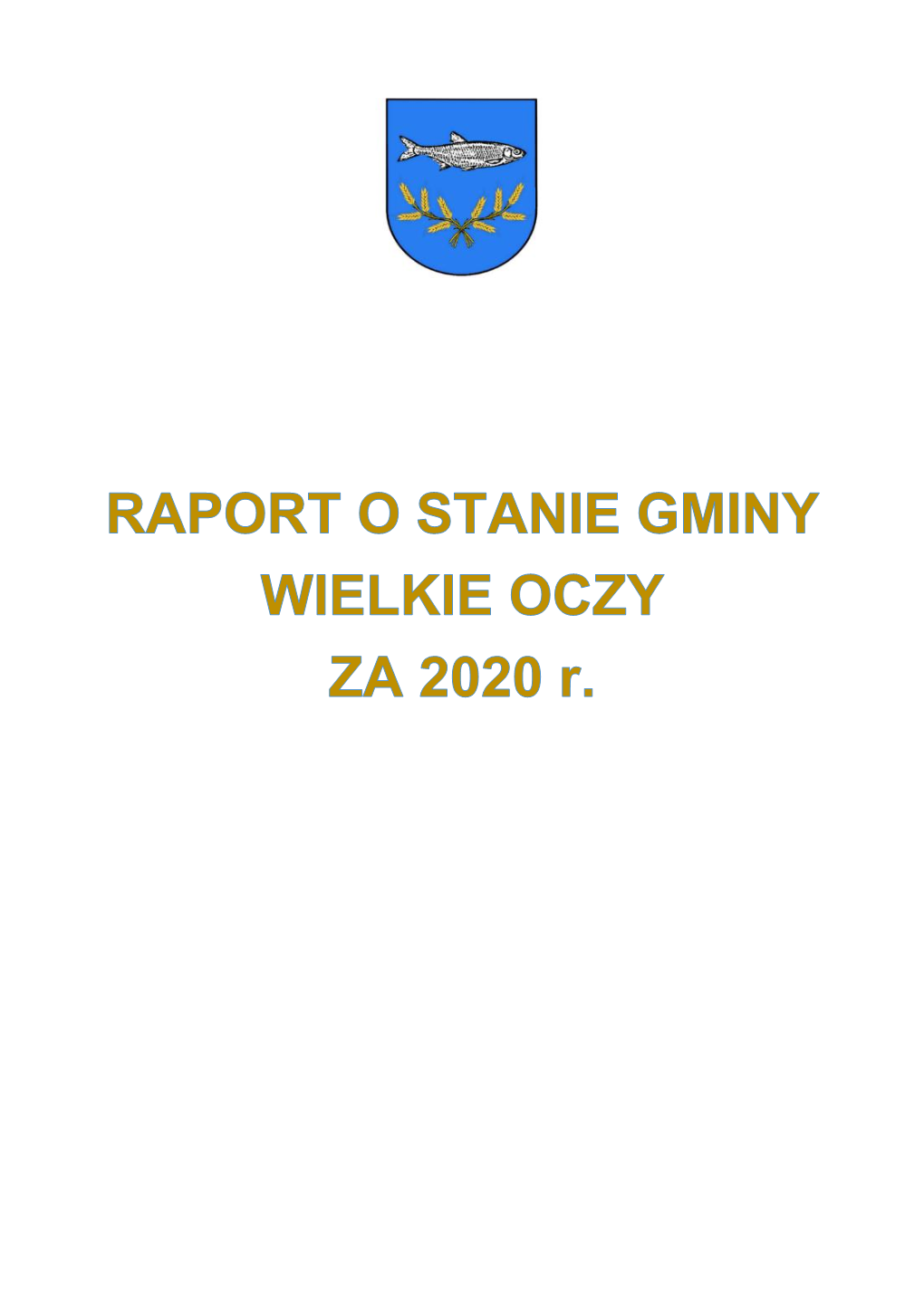 Raport O Stanie Gminy Za 2020 R