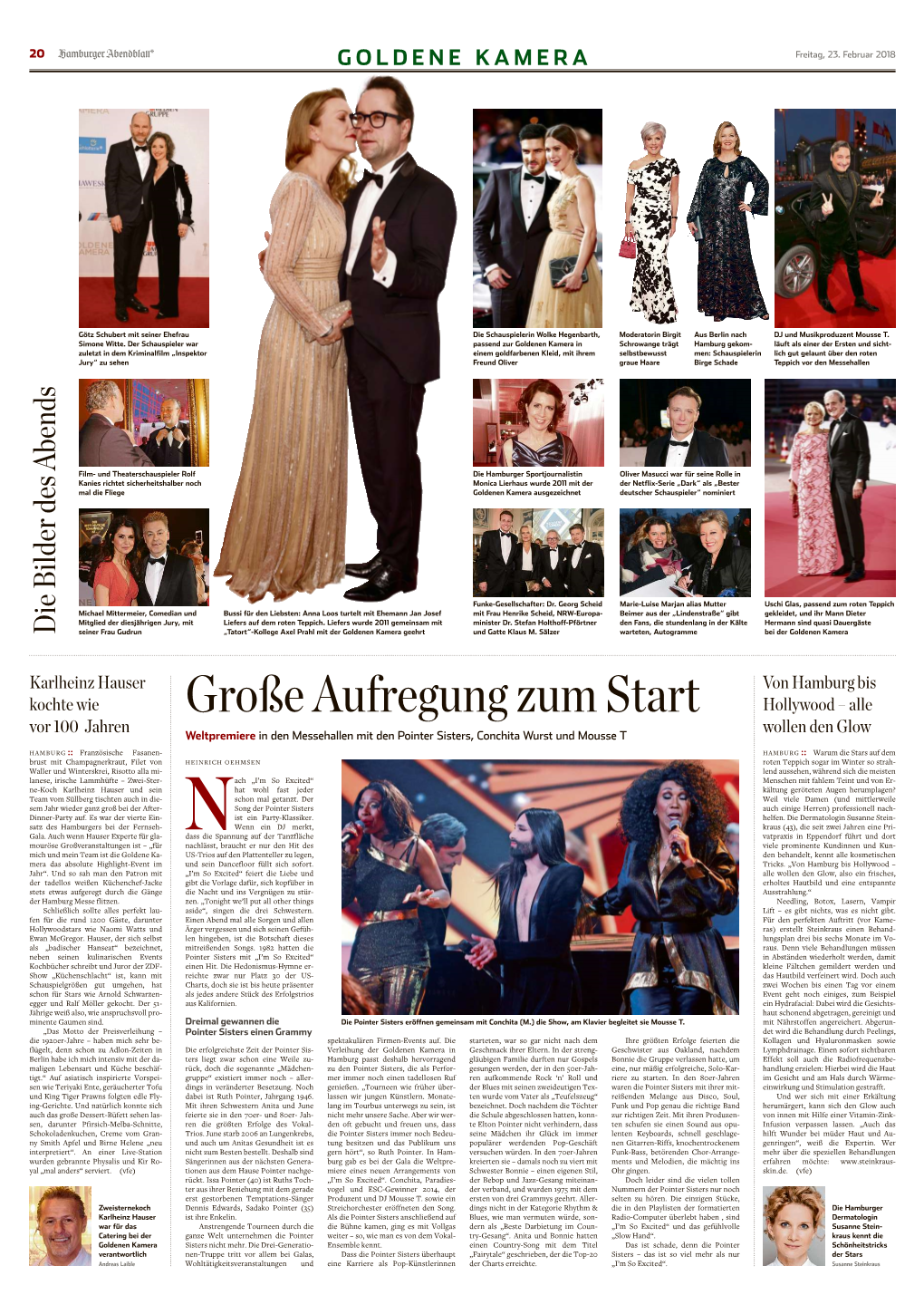 Große Aufregung Zum Start Hollywood – Alle Vor 100 Jahren Wollen Den Glow Weltpremiere in Den Messehallen Mit Den Pointer Sisters, Conchita Wurst Und Mousse T