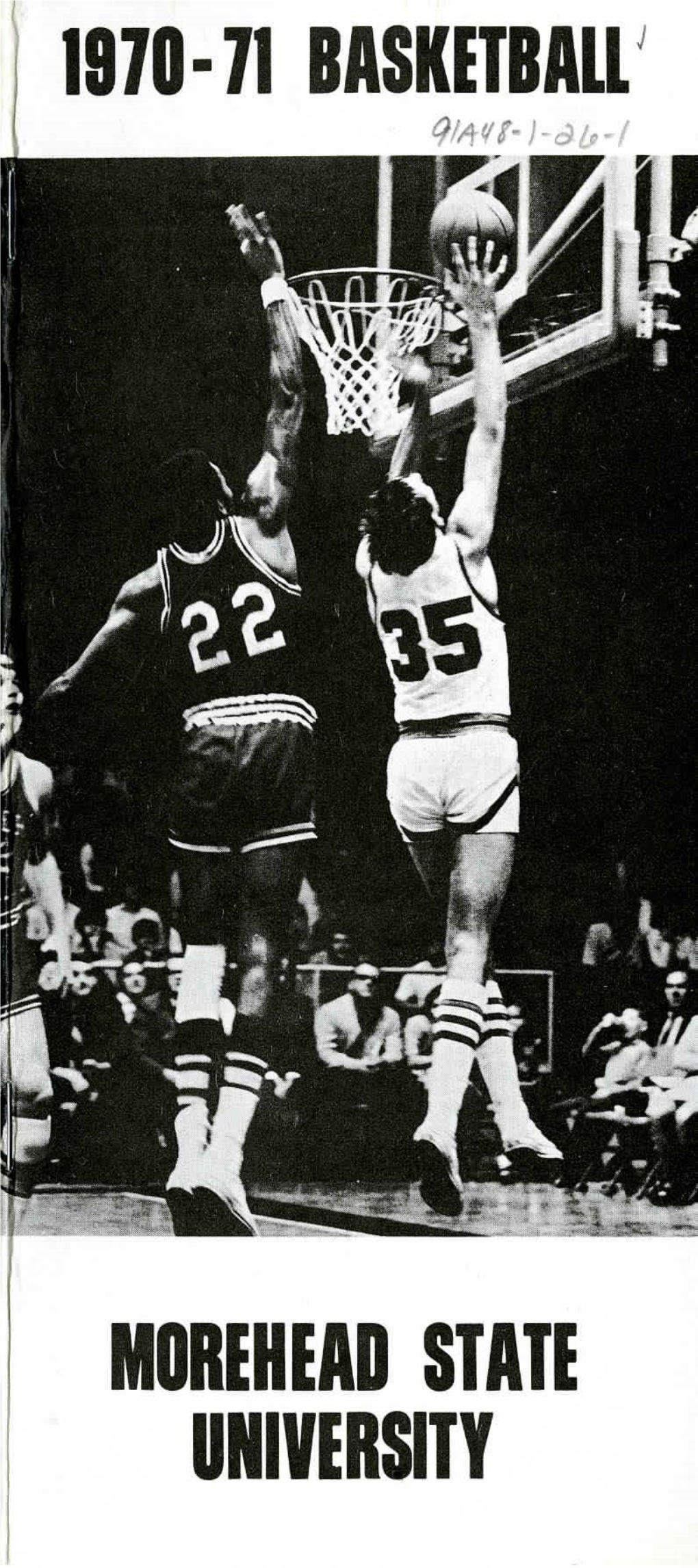 1970-71 Basketball Morehead State University