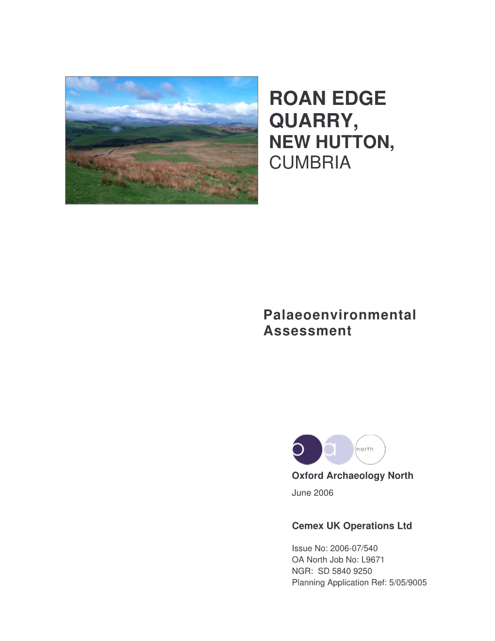 Roan Edge Quarry, New Hutton, Cumbria