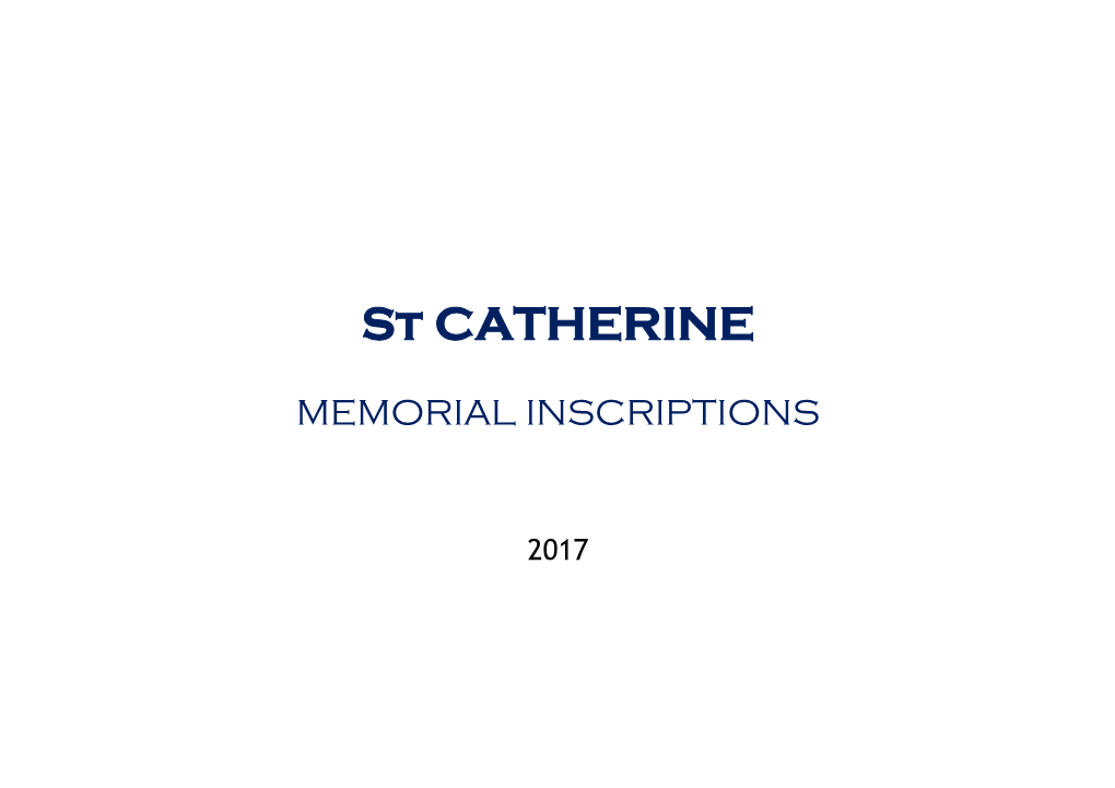 St CATHERINE