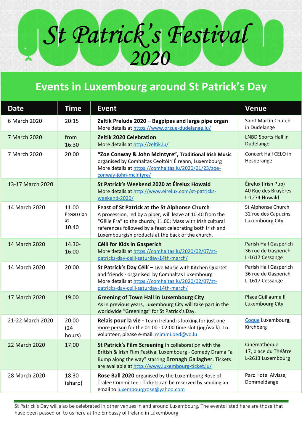 St Patrick's Festival