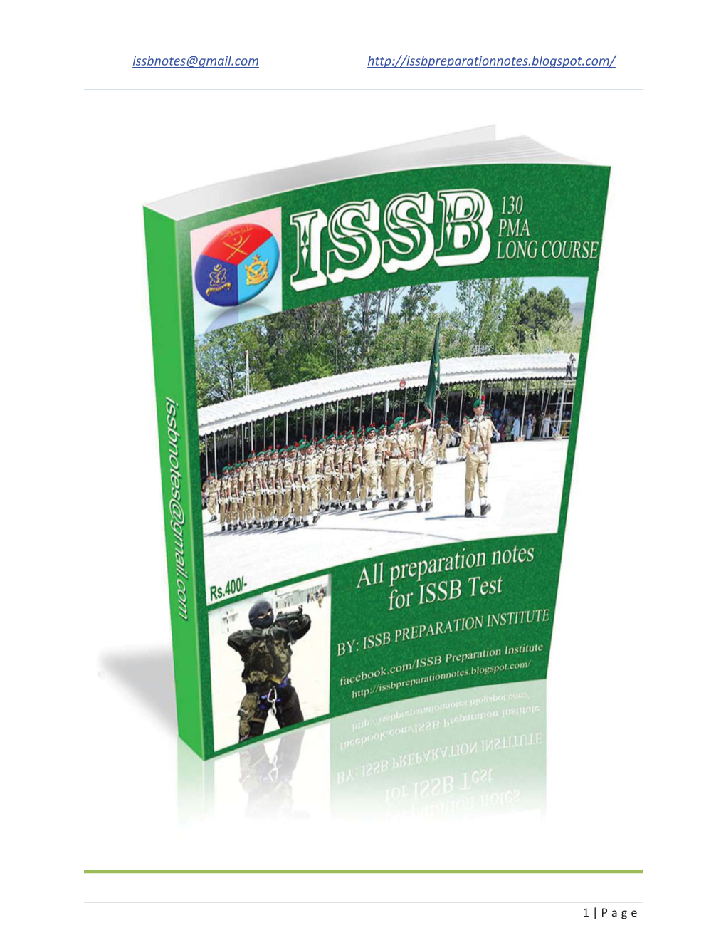 Issb Complete Book