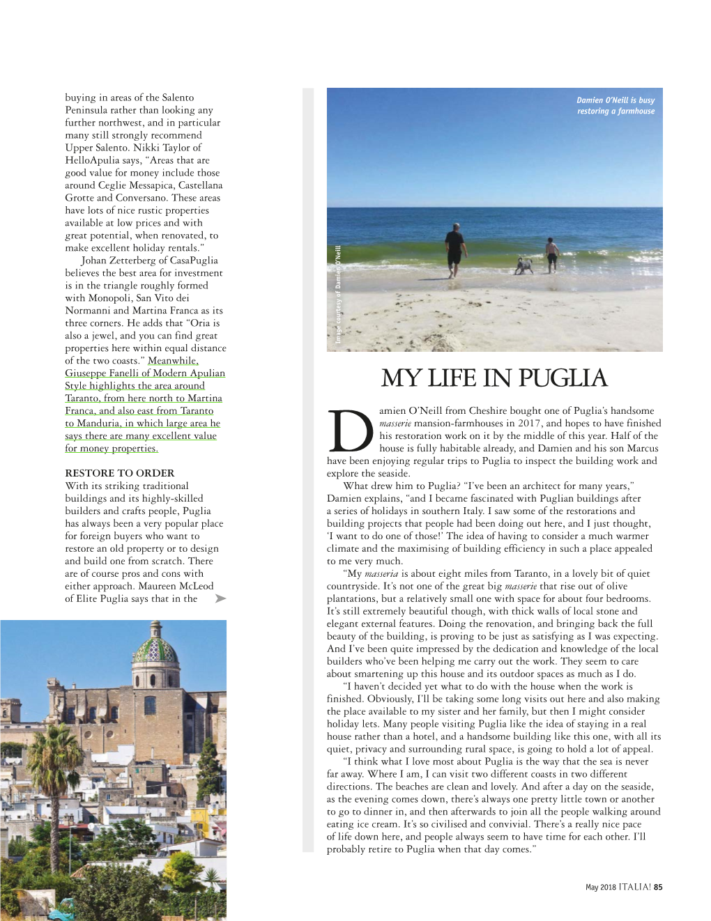 My Life in Puglia