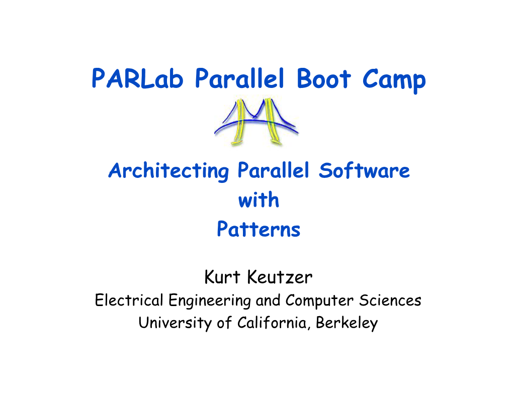 Parlab Parallel Boot Camp