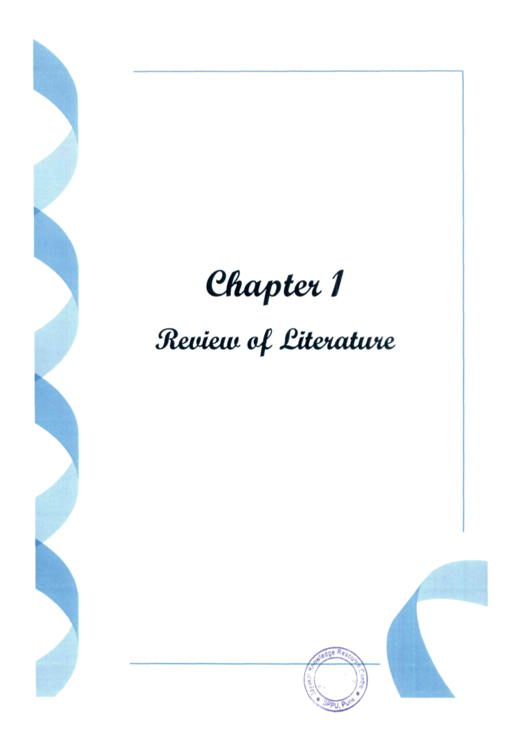 Chapter 1 Jteuiem of £It&Uuwie Chapter 1