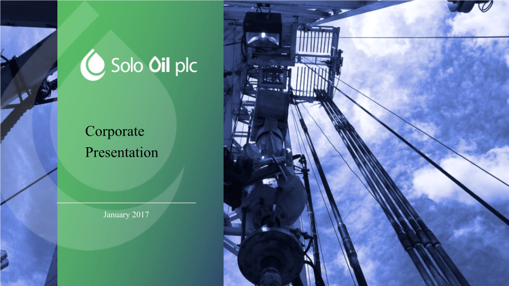 Solo Oil Presentation November Final
