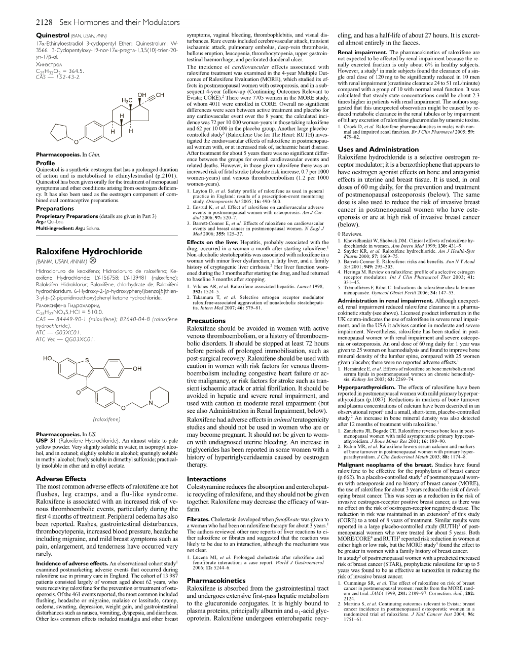 Raloxifene Hydrochloride Is a Selective Oestrogen Re- Profile Related Deaths