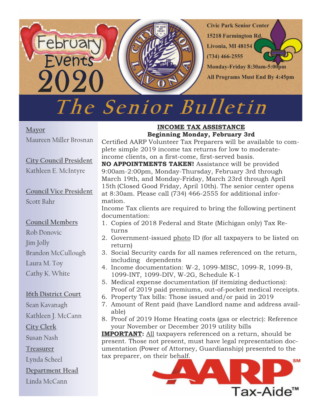 The Senior Bulletin