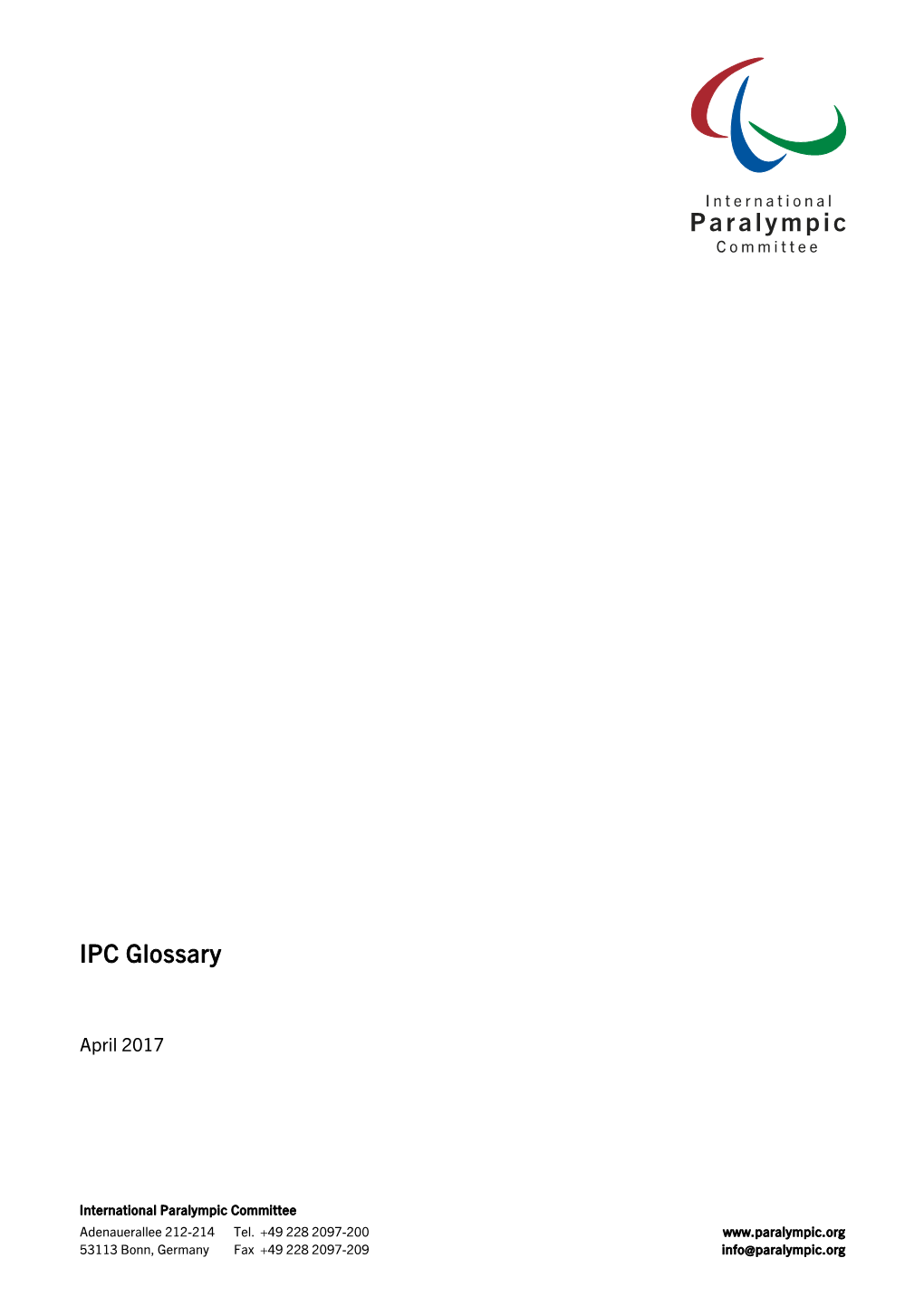 IPC Glossary