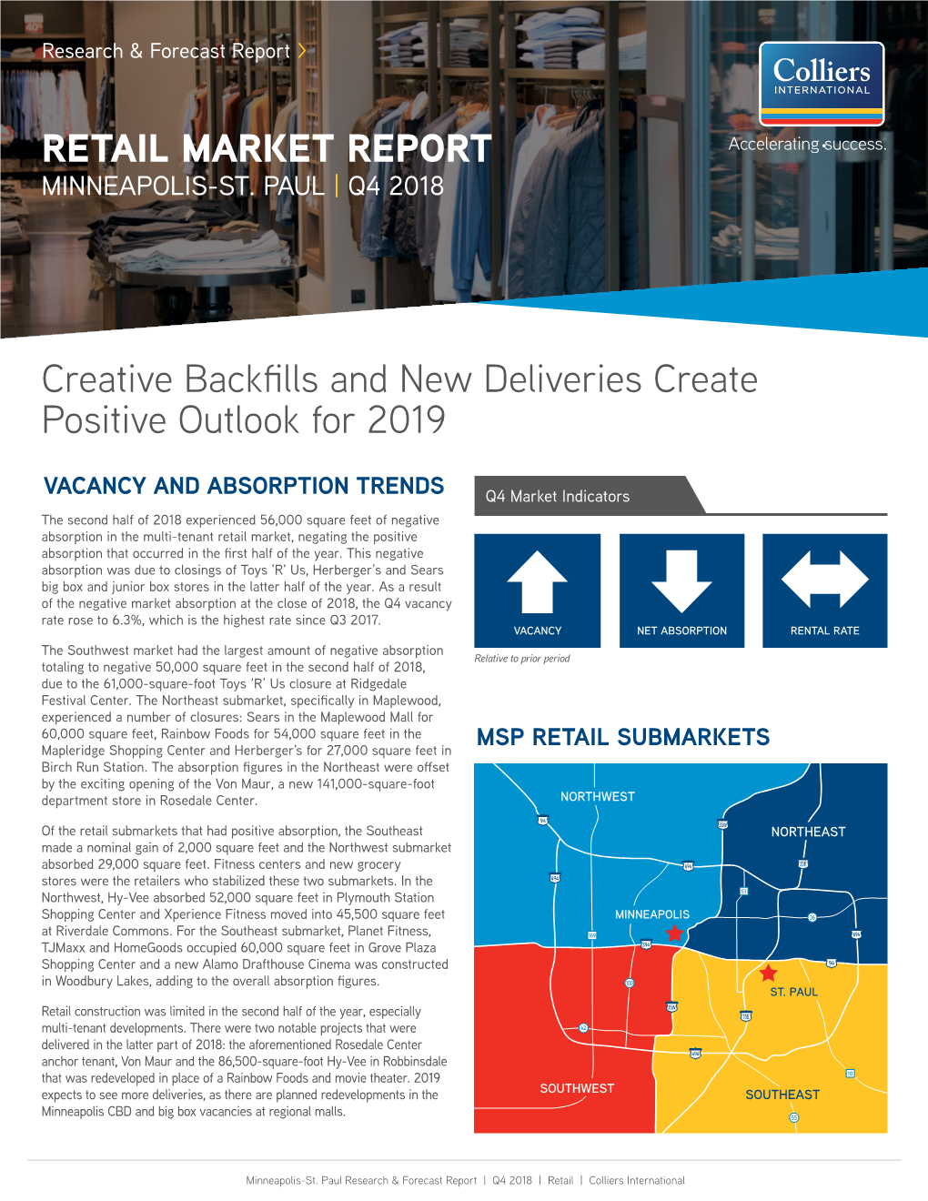 Creative Backfills and New Deliveries Create Positive Outlook for 2019