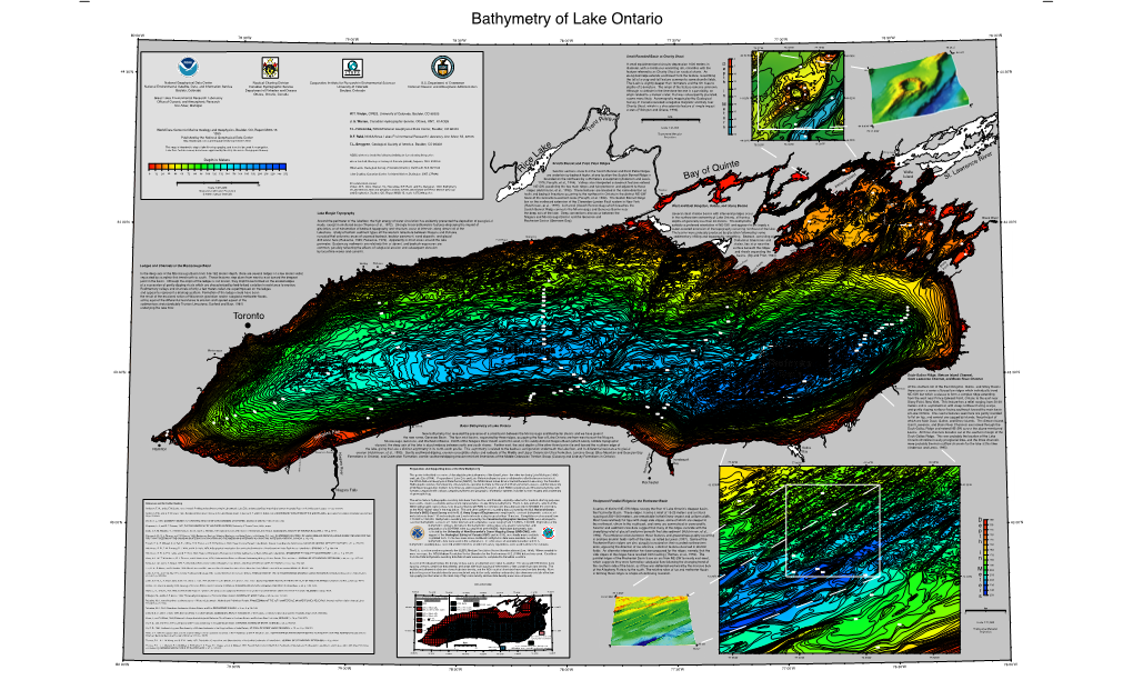 Bathymetry of Lake Ontario