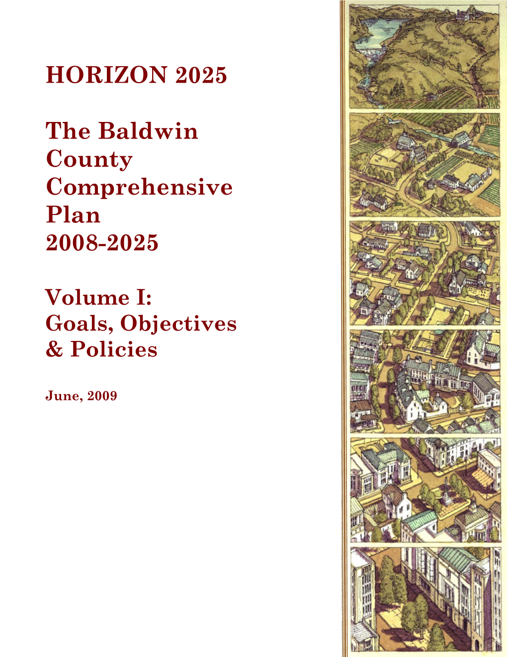 Horizon 2025 the Baldwin County Comprehensive Plan 2008-2025