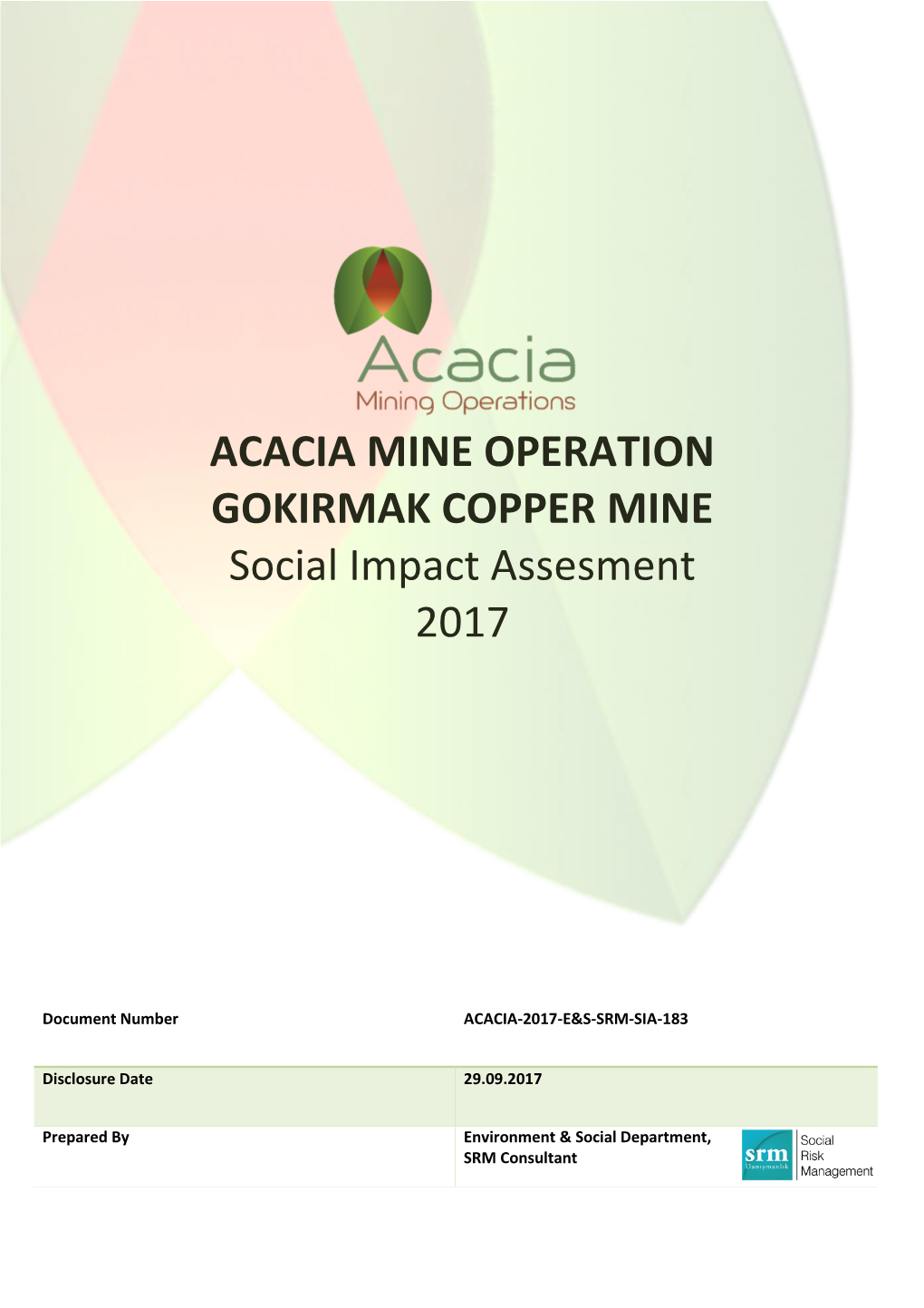 Acacia Mining Gökırmak Copper Project