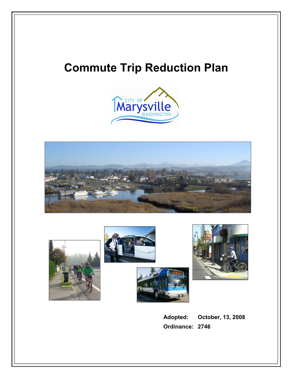 Commute Trip Reduction Plan