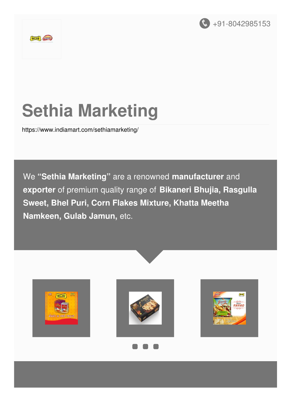 Sethia Marketing