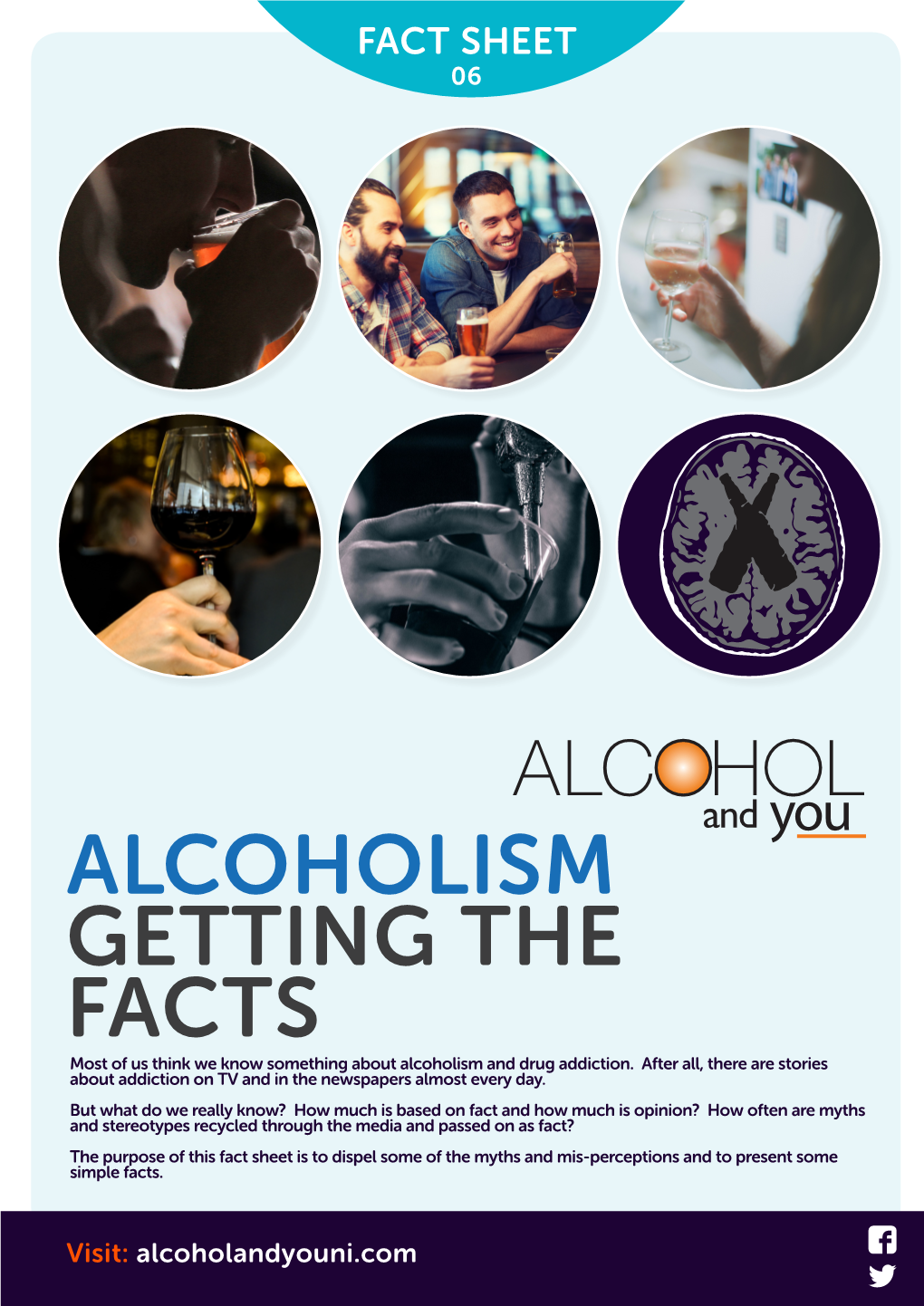 ALCOHOLISM GETTING the FACTS Most of Us Think We Know Something About Alcoholism and Drug Addiction
