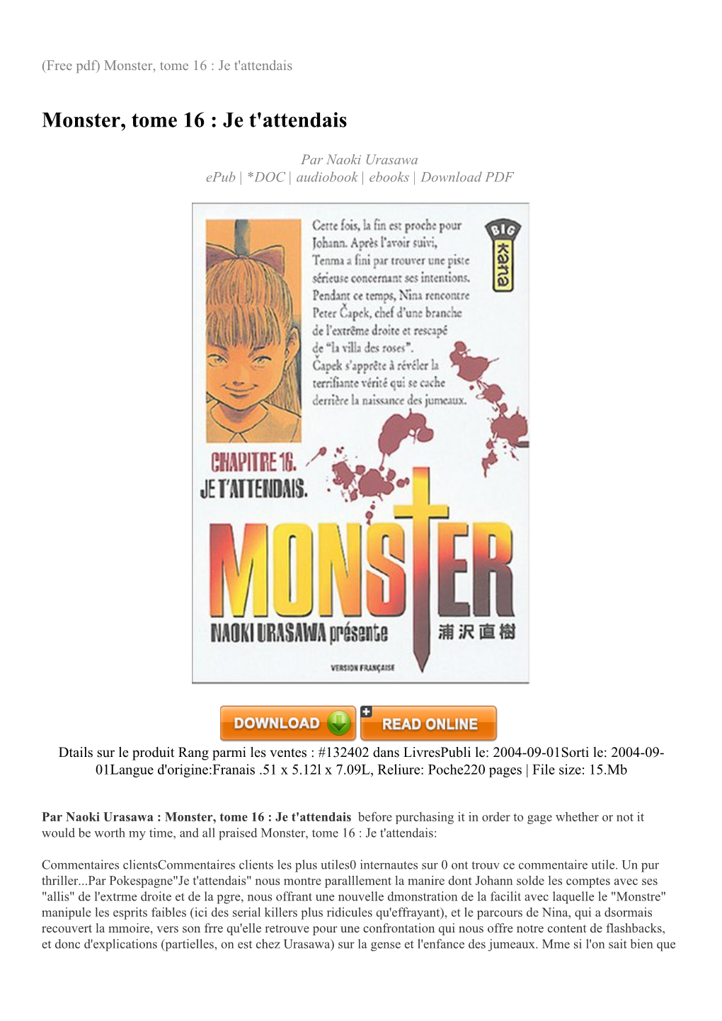 Monster-Tome-16-Je-T-Attendais.Pdf