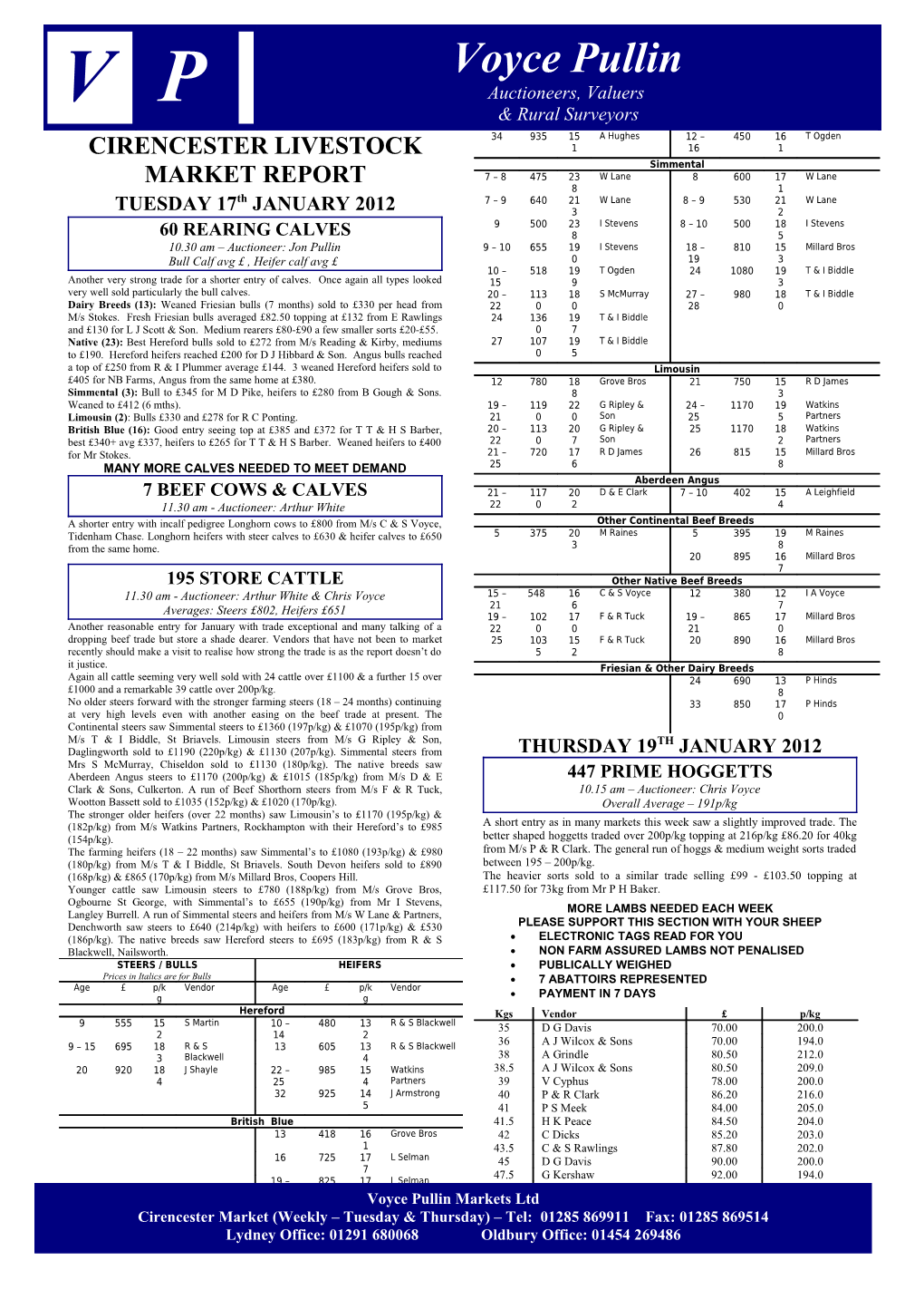 Cirencester Livestock Market Report s3