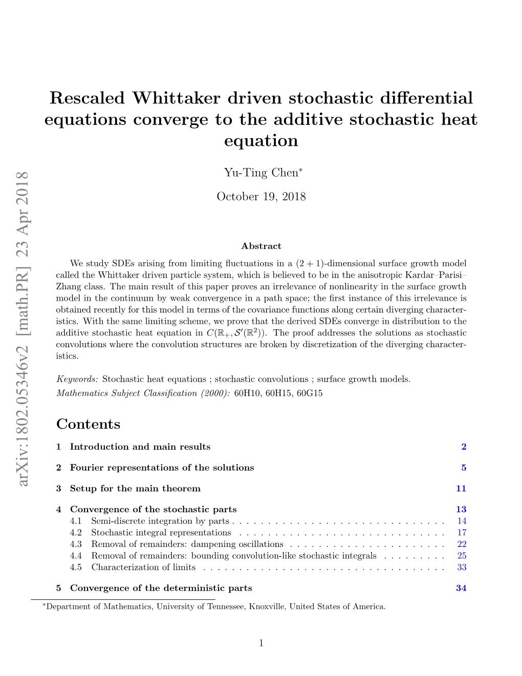 Rescaled Whittaker Driven Stochastic Differential Equations Converge To