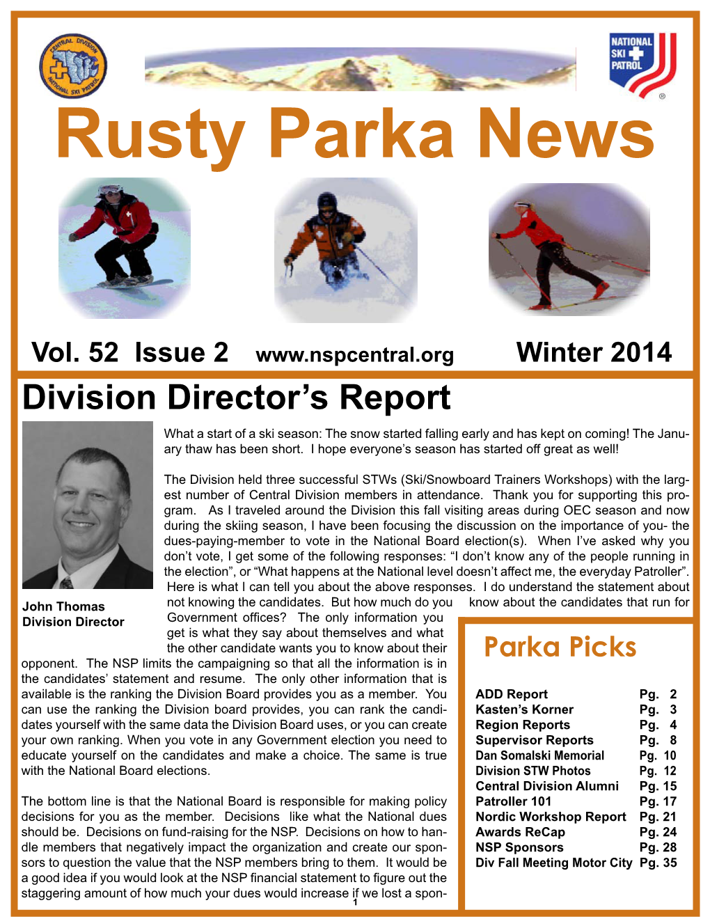 Rusty Parka News