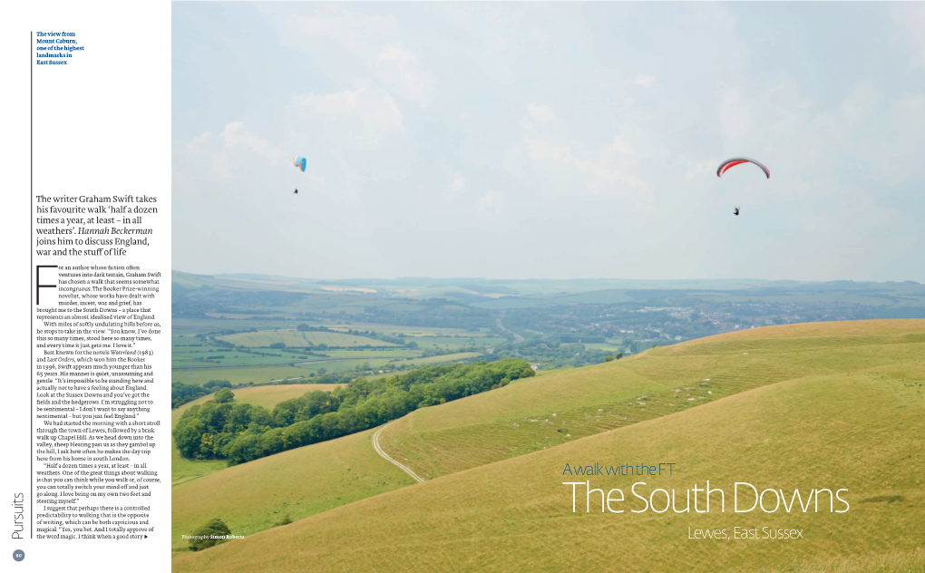 The South Downs – a Place That Represents an Almost Idealised View of England