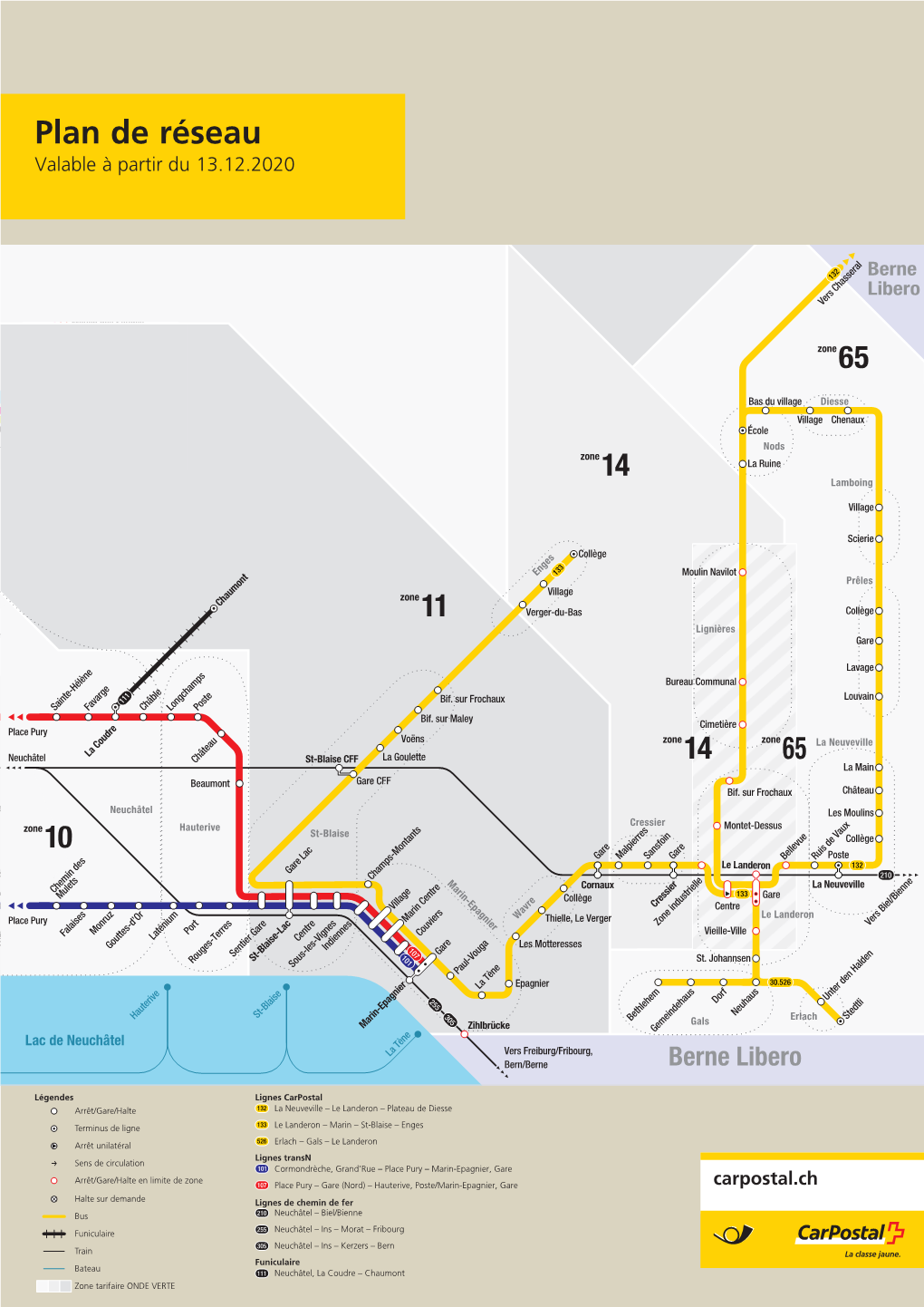 Plan De Réseau La Neuveville