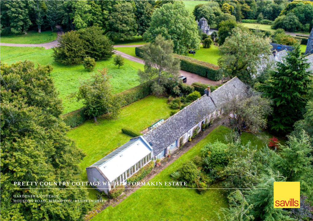 Pretty Country Cottage Within Formakin Estate Gardener’S Cottage Houston Road, Bishopton, Renfrewshire