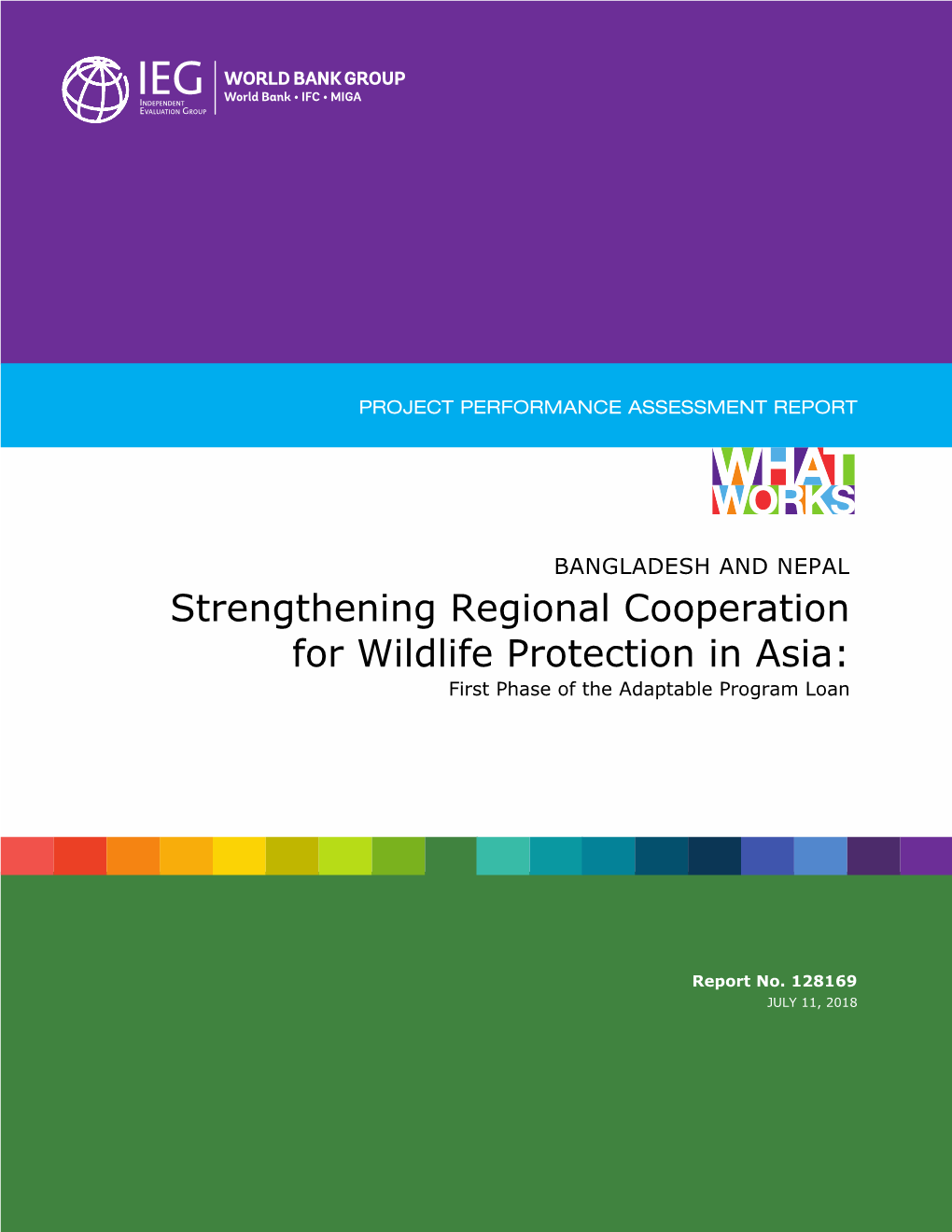 Strengthening Regional Cooperation for Wildlife Protection in Asia: First Phase of the Adaptable Program Loan