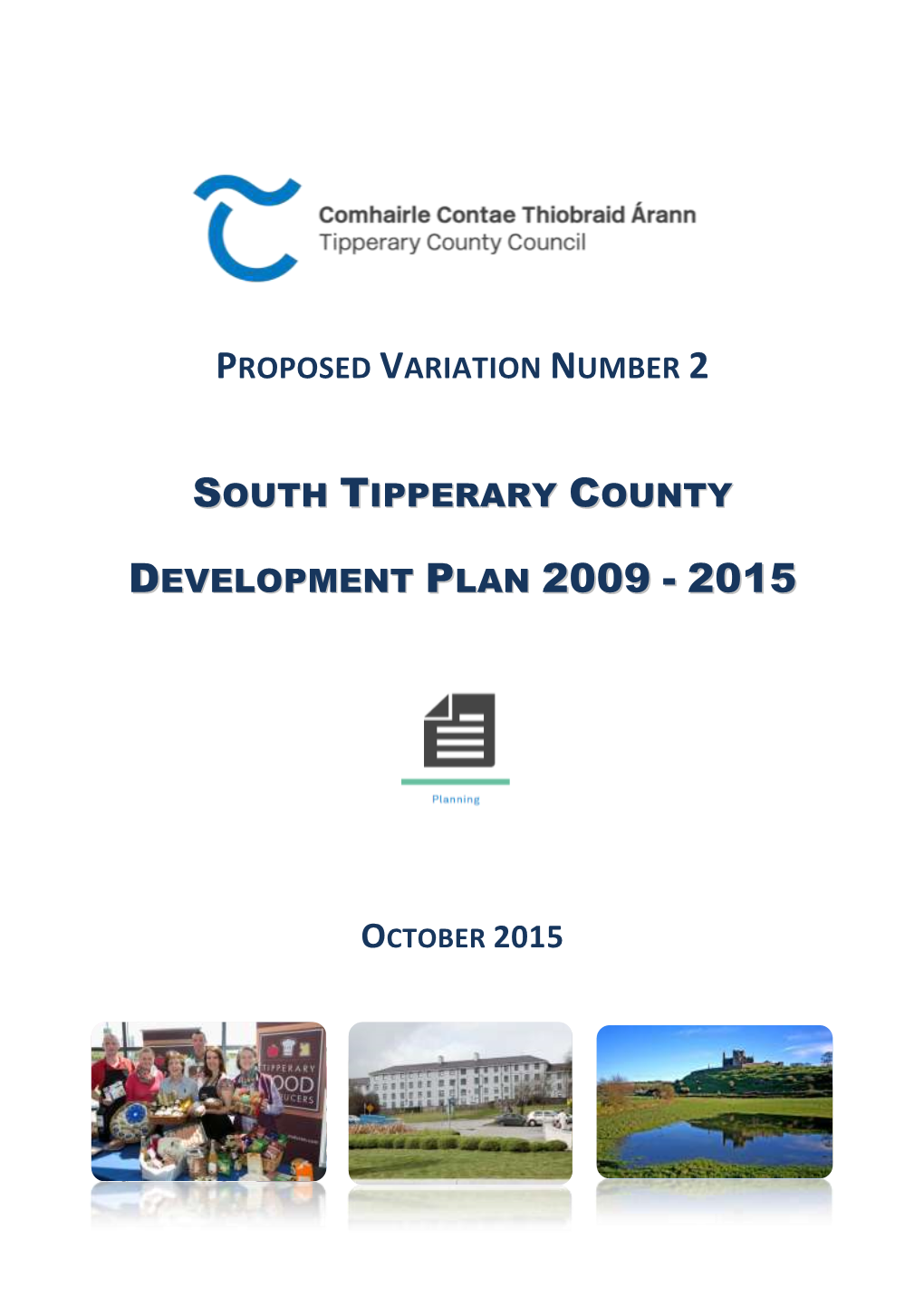 Proposed Variation Number 2 South Tipperary County