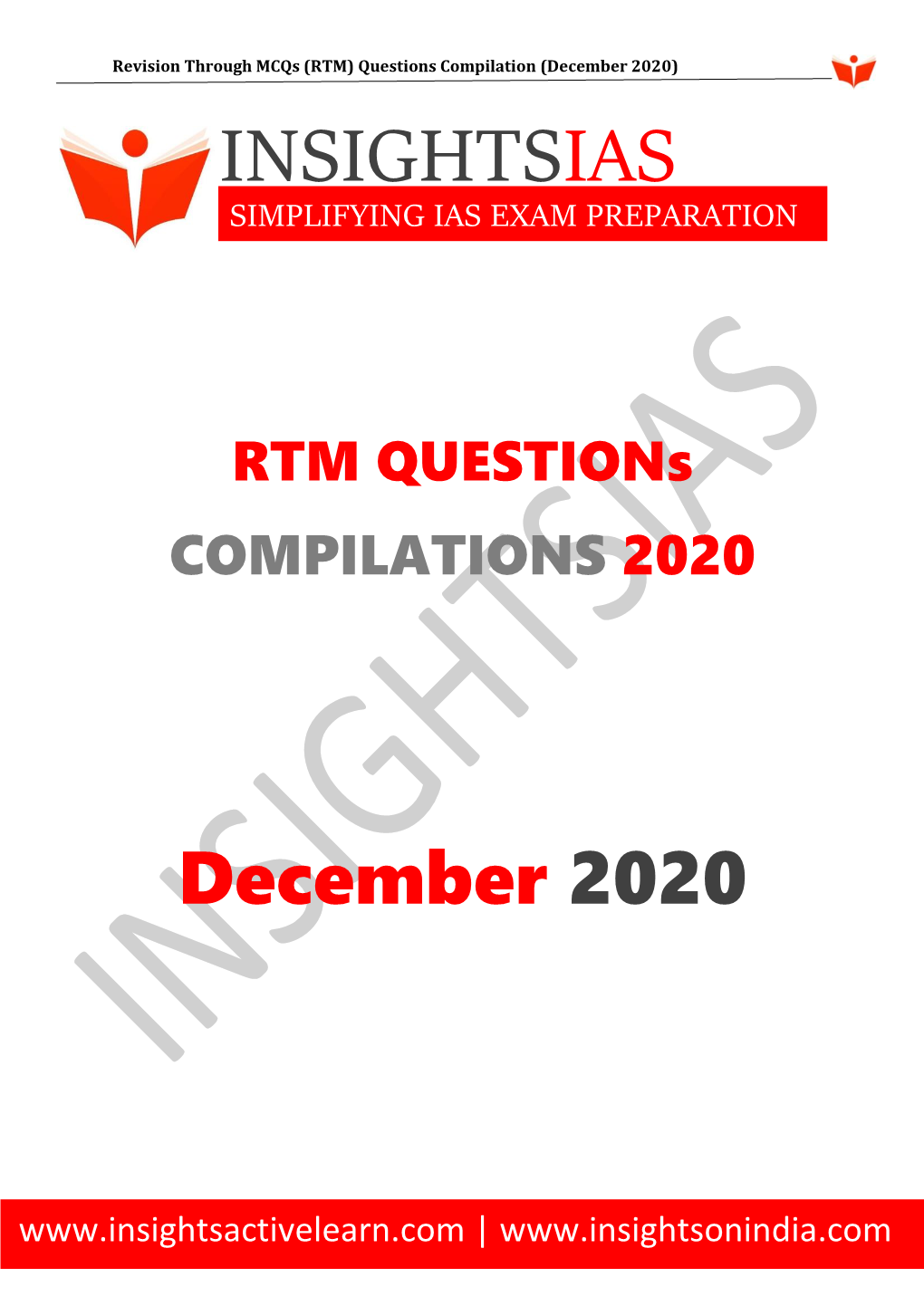 RTM-Dec-2020- Questions-Compilation