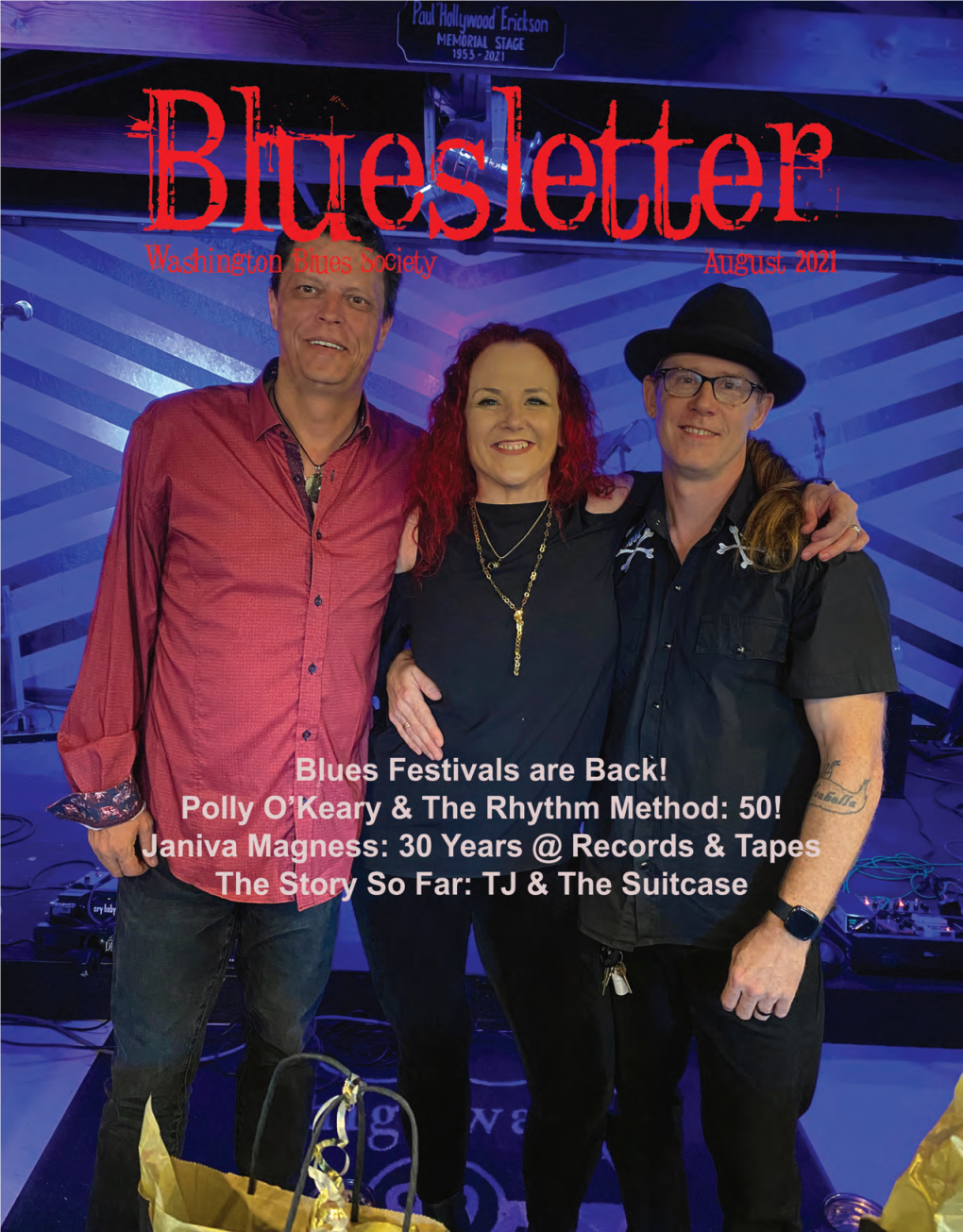 August 2021 BLUESLETTER Washington Blues Society in This Issue