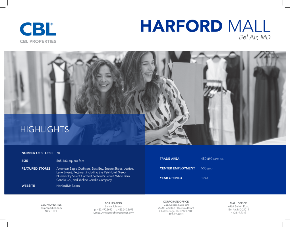Harford Mall-Leasing Sheet-2019.Indd