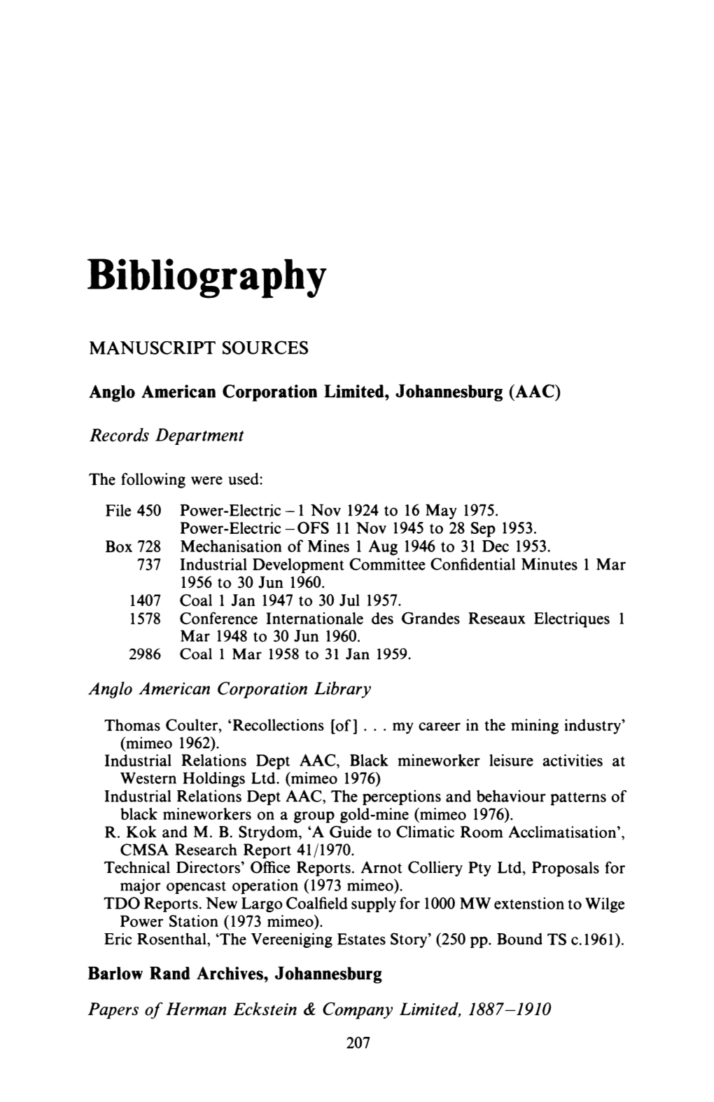 Bibliography