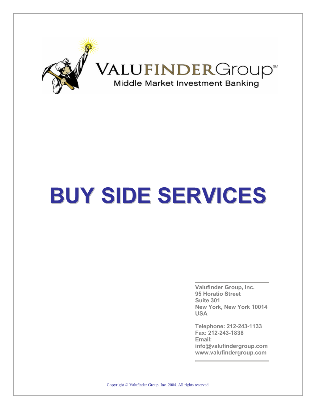 Buyer Services with New Findersindexf