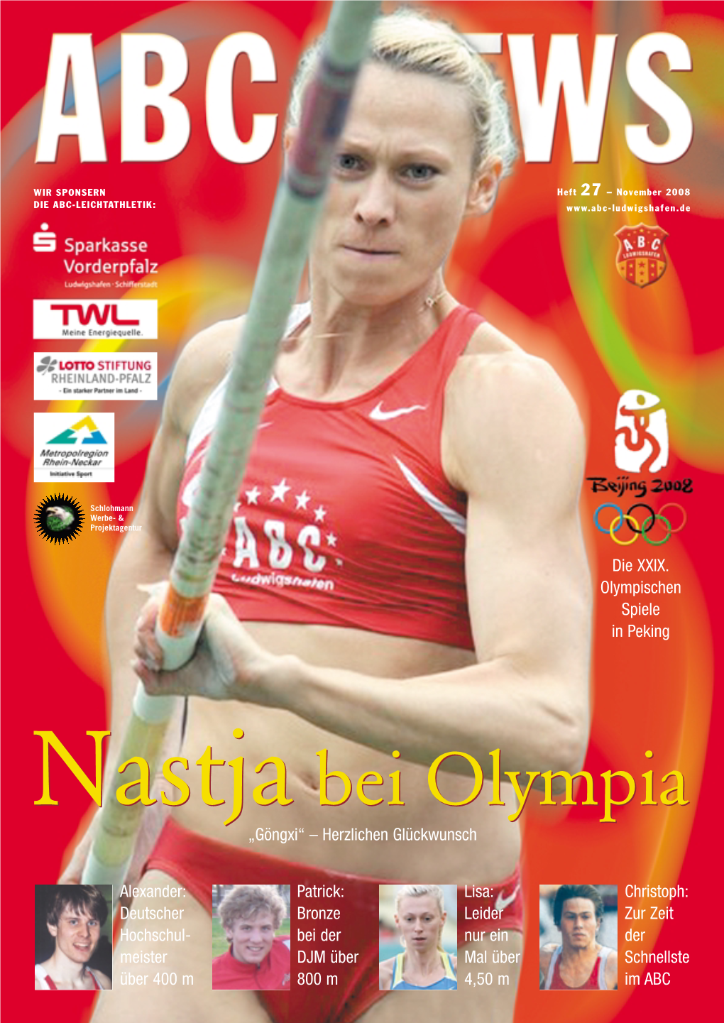 November 2008 DIE ABC-LEICHTATHLETIK