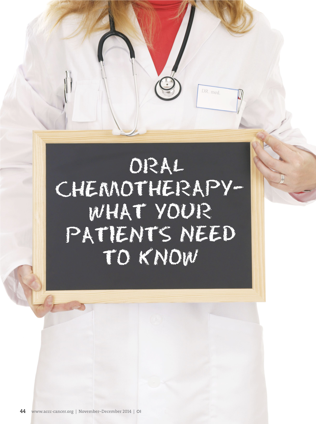 Oral Chemotherapy– What Your Patients Need to Know