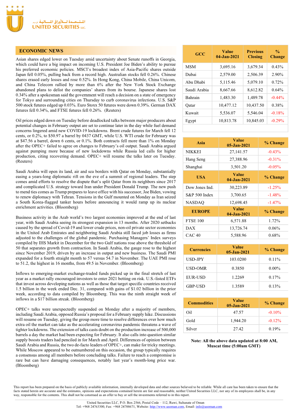 Economic News