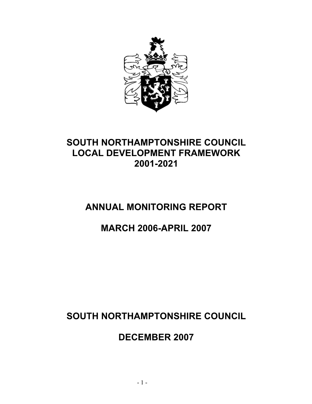 South Northamptonshire Local Plan