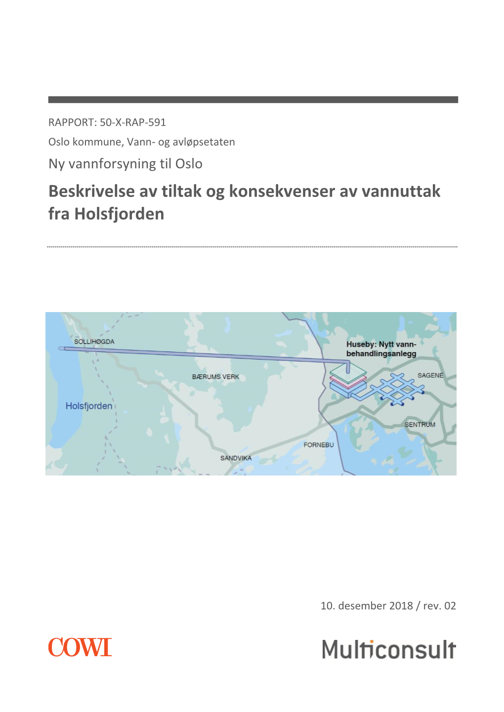 Beskrivelse Av Tiltak Og Konsekvenser Av Vannuttak Fra Holsfjorden