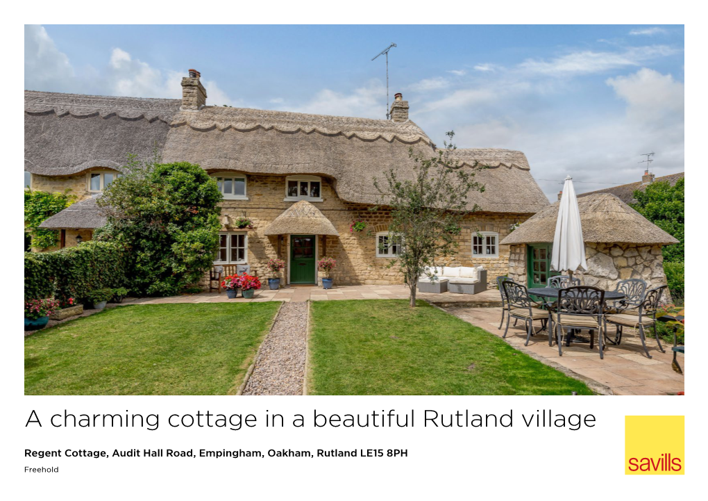 A Charming Cottage in a Beautiful Rutland Village