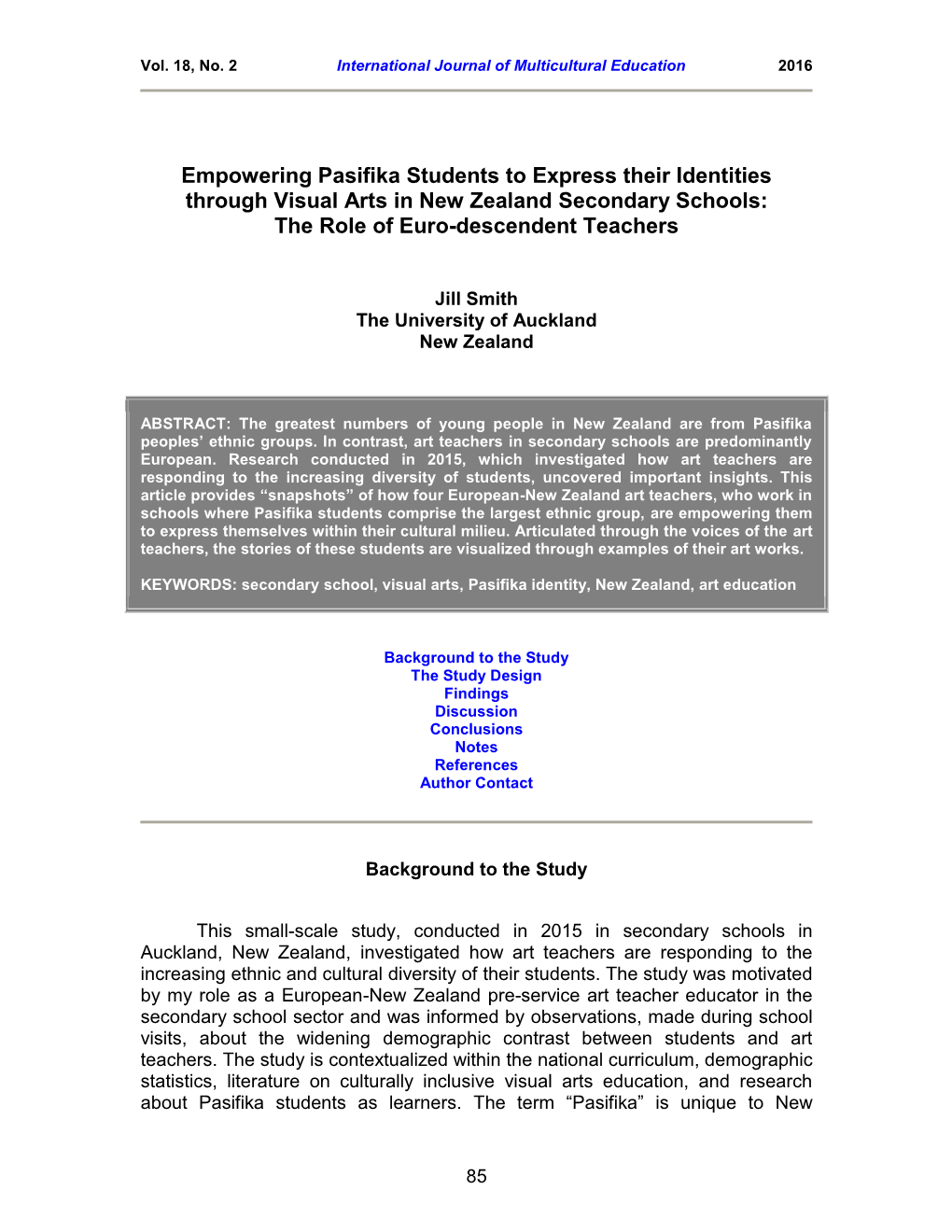 Empowering Pasifika Students to Express Their Identities Through Visual Arts in New Zealand Secondary Schools: the Role of Euro-Descendent Teachers