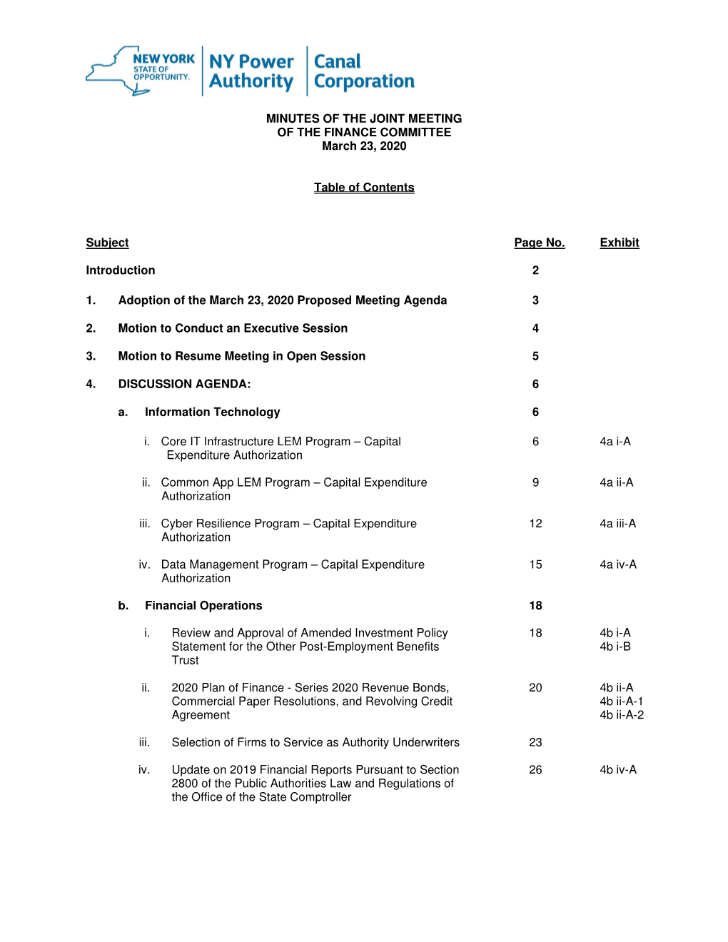 5/21/2020 Finance Committee Meeting Minutes March 23, 2020