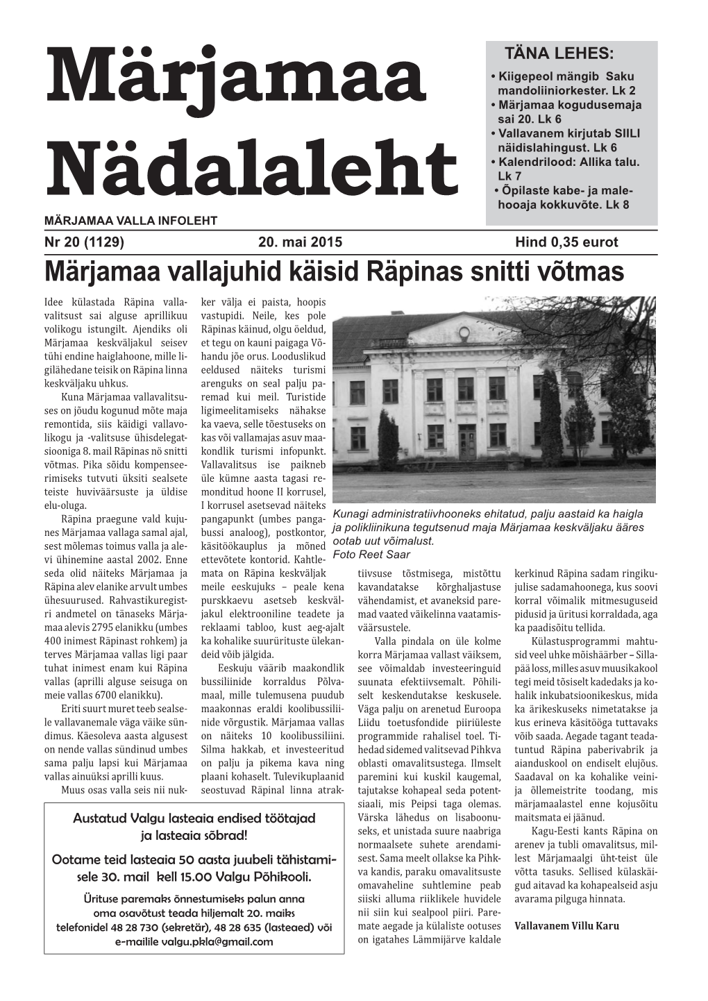 Märjamaa Nädalaleht 20