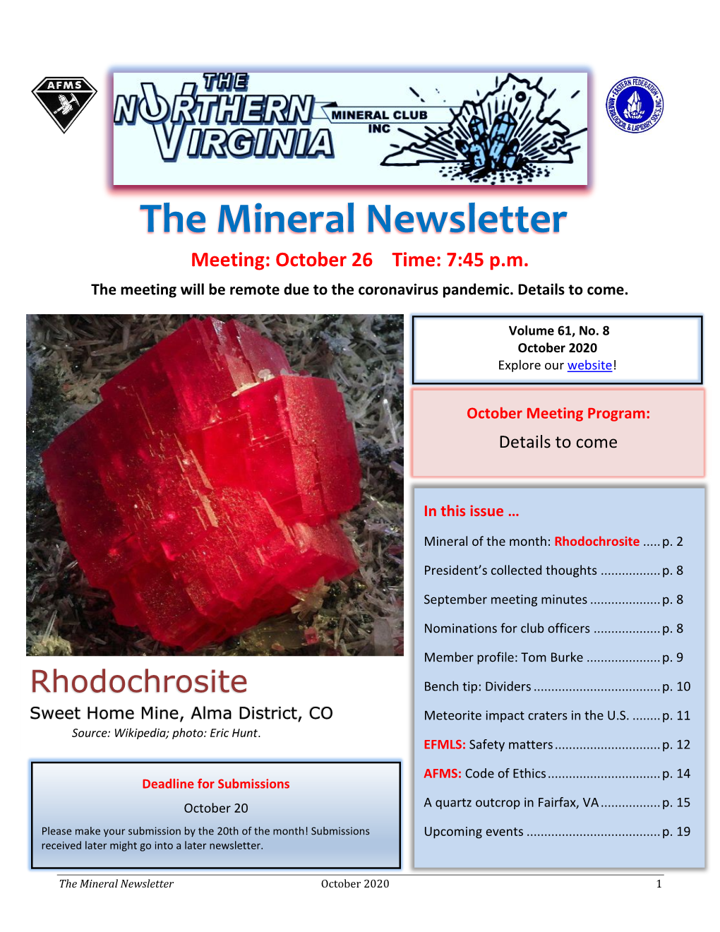 NVMC Oct 2020 Newsletter.Pdf