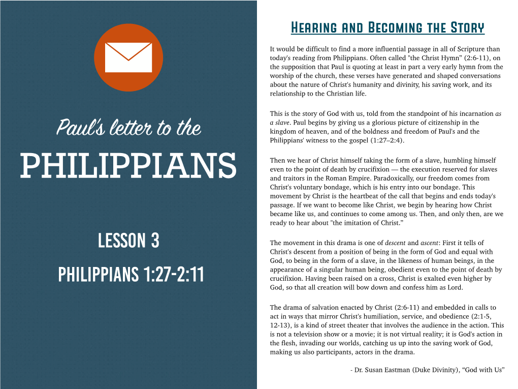 Philippians 1.27-2.11