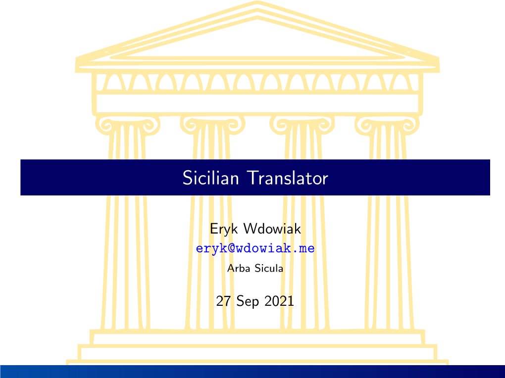 Sicilian Translator