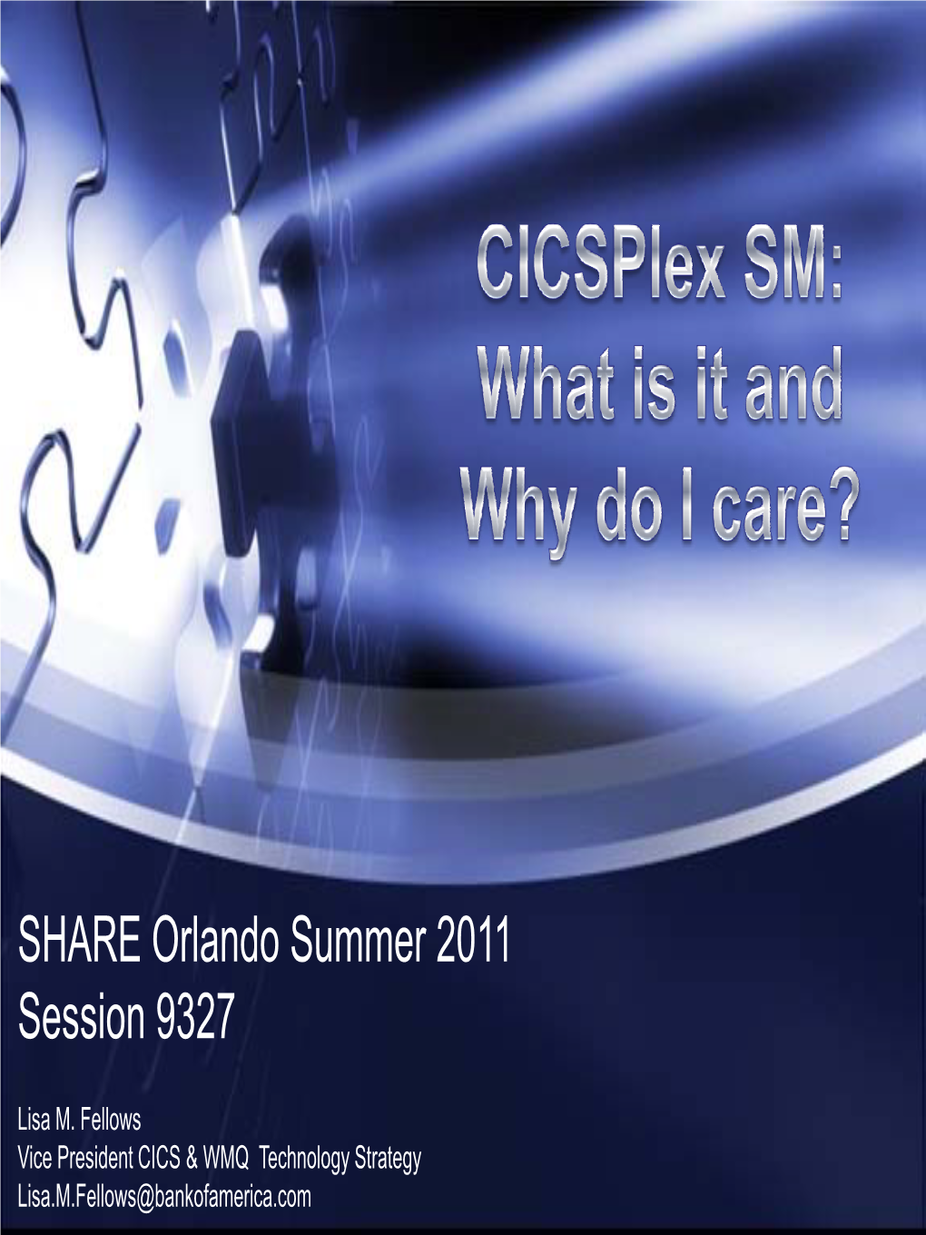 SHARE Orlando Summer 2011 Session 9327